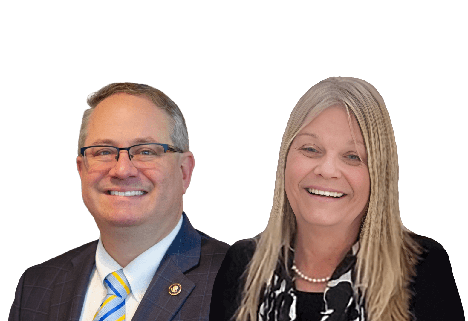 Cindi Castilla, President, Texas Eagle Forum, and Trey Trainor, candidate for Congress in Texas's 21st Congressional District