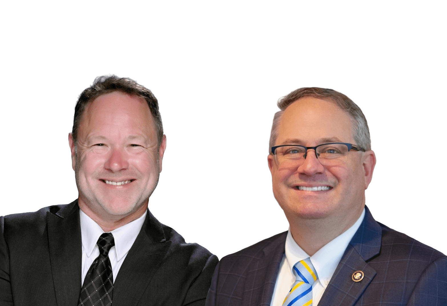 Mayor Pro Tem, City of New Braunfels, Lawrence W. Spradley, and Trey Trainor, candidate for Congress in Texas's 21st Congressional District