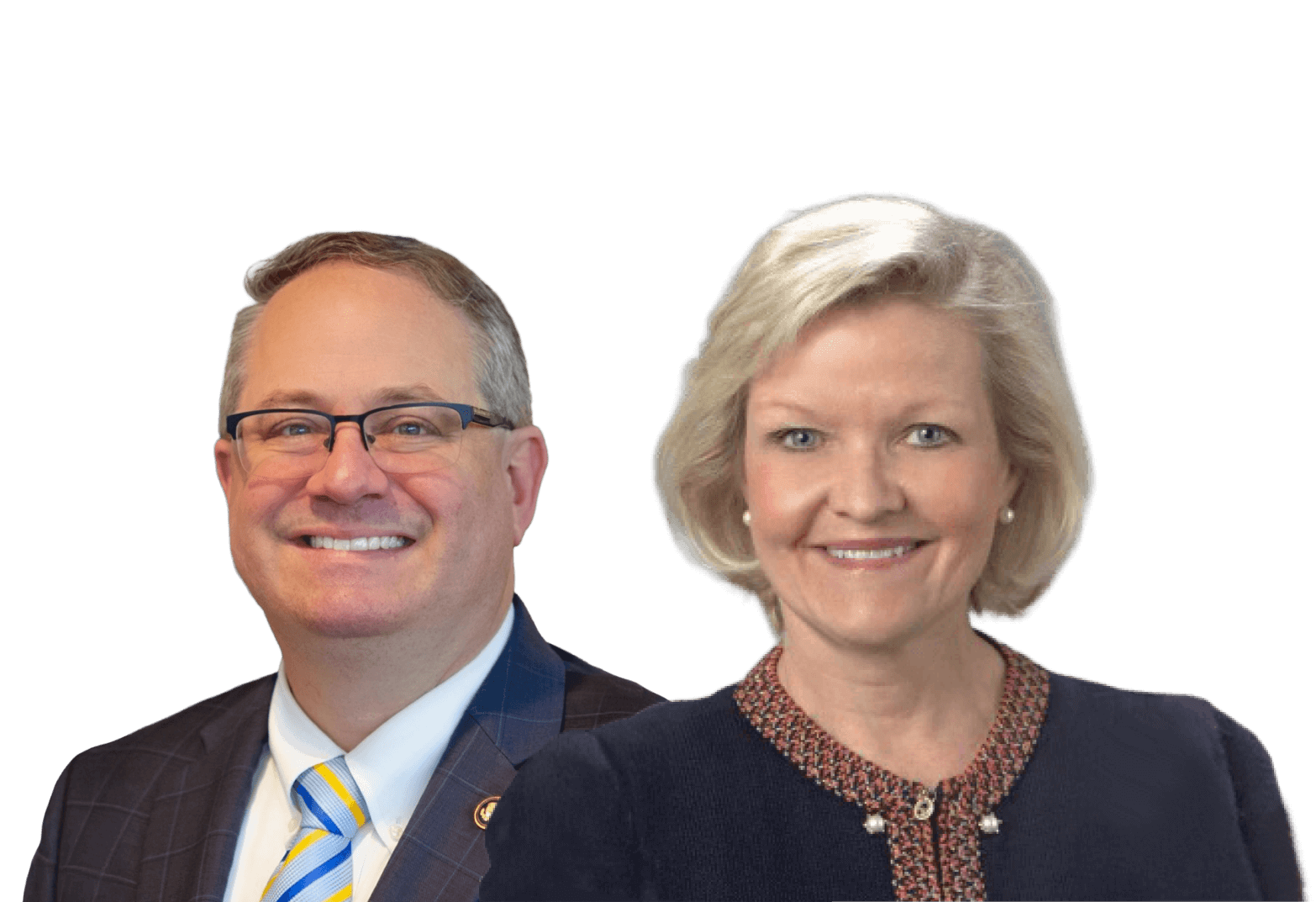 Senior Legal Fellow at Conservative Partnership Institute and Founder of the Election Integrity Network, Cleta Mitchell, and Trey Trainor, candidate for Congress in Texas's 21st Congressional District